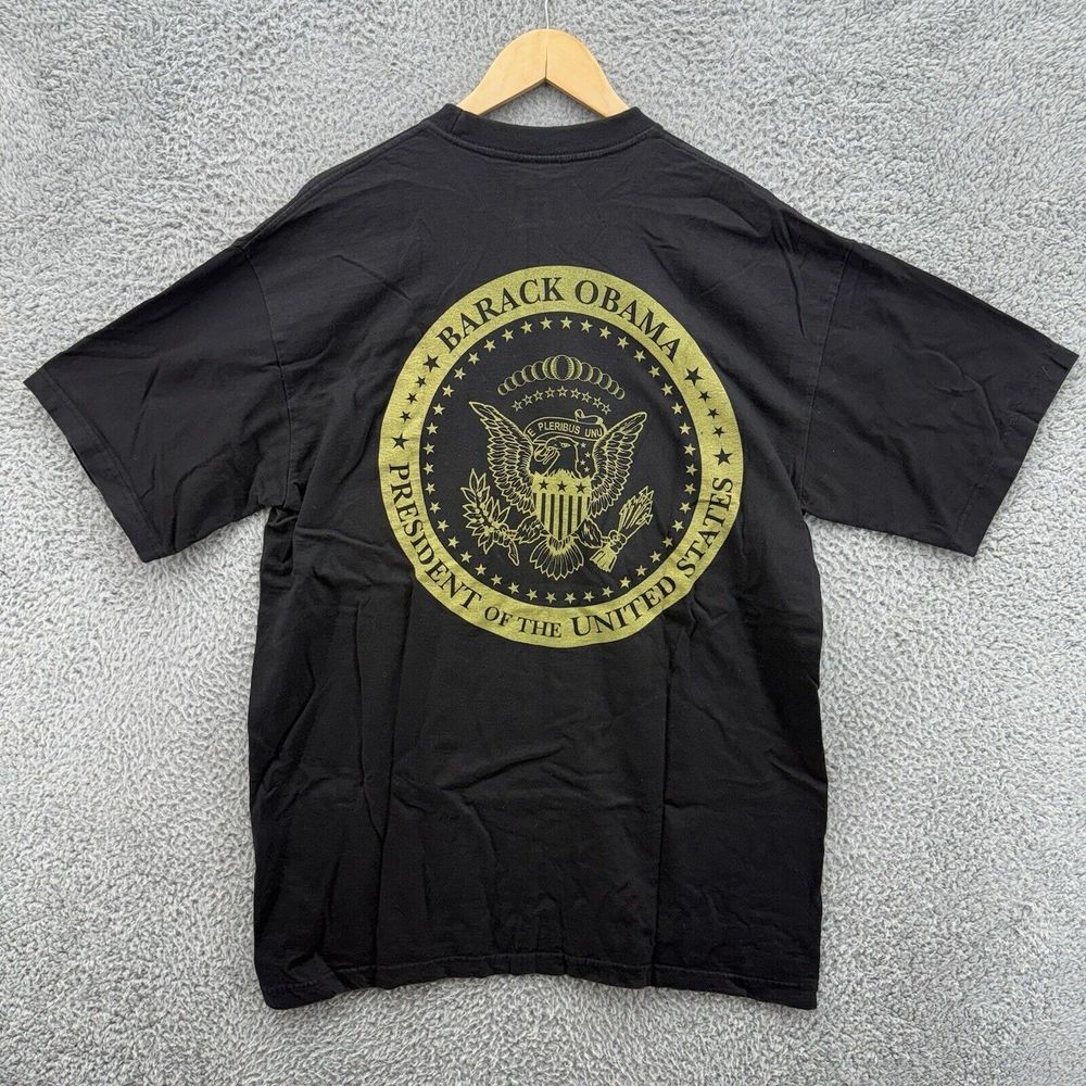 President Barack Obama 2009 Washington D.C. T-Shirt Mens 2XL Black Short Sleeve - Picture 7 of 8